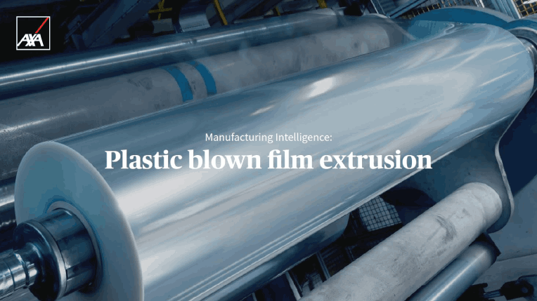Plastic blown film extrusion guide cover